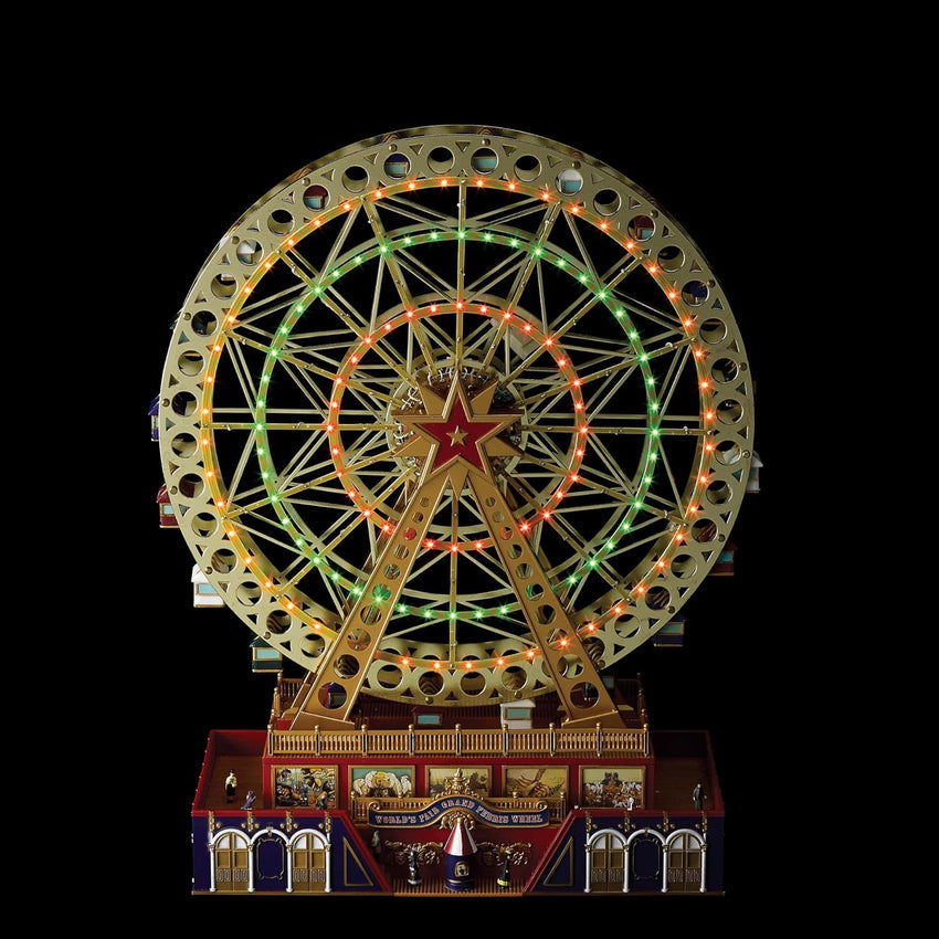 World's Fair Ferris Wheel Musical Animation Indoor Christmas Decor. 15. Gold & Very Merry Carousel Musical Animation Indoor Christmas Decor. 12. Red