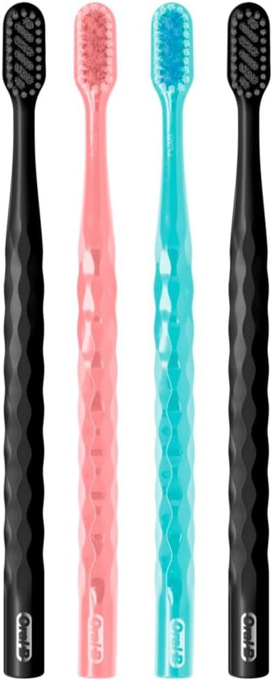 3D White Brilliance Series Toothbrushes (4-pack, ultra-soft bristles).