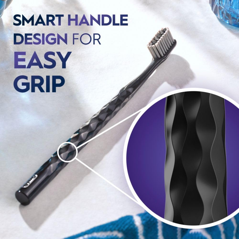 3D White Brilliance Series Toothbrushes (4-pack, ultra-soft bristles).