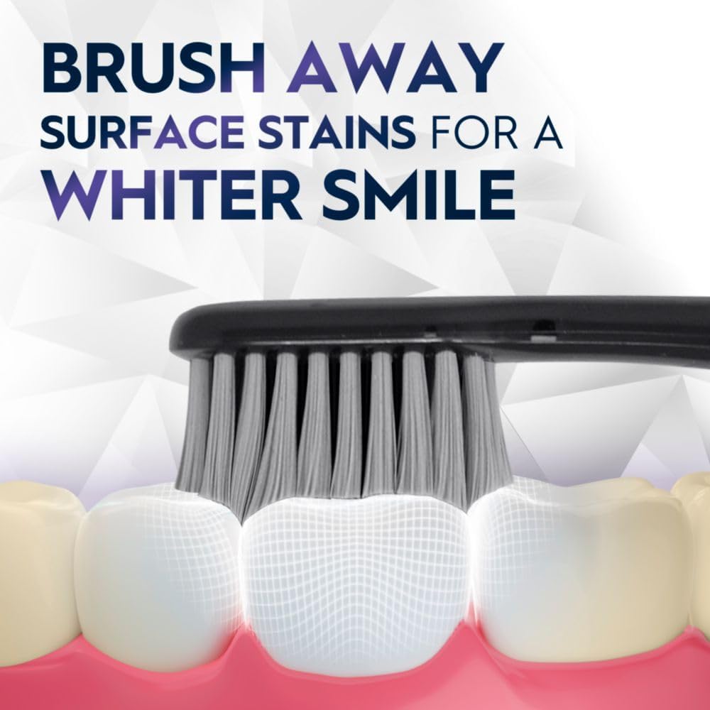 3D White Brilliance Series Toothbrushes (4-pack, ultra-soft bristles).