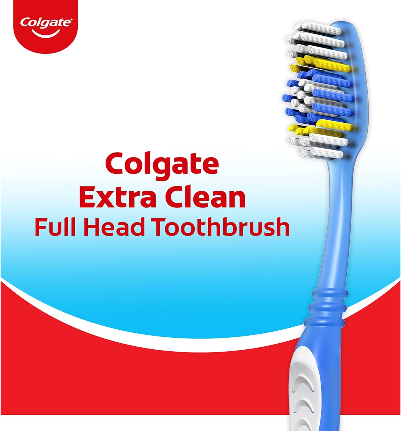 Extra Clean Toothbrush — Soft-Bristle Toothbrush for Adults — 6-Pack (1 Pack)