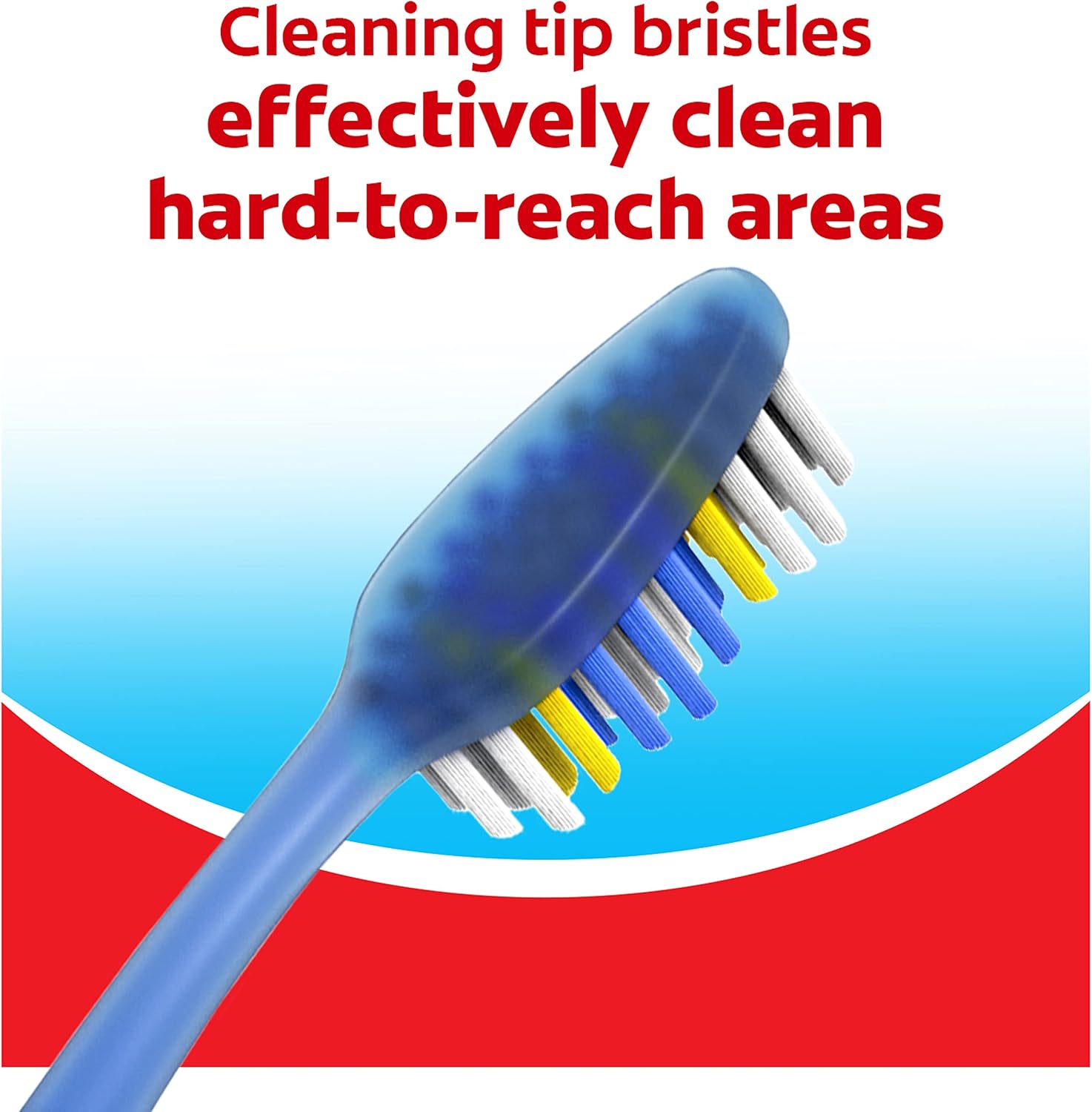 Extra Clean Toothbrush — Soft-Bristle Toothbrush for Adults — 6-Pack (1 Pack)