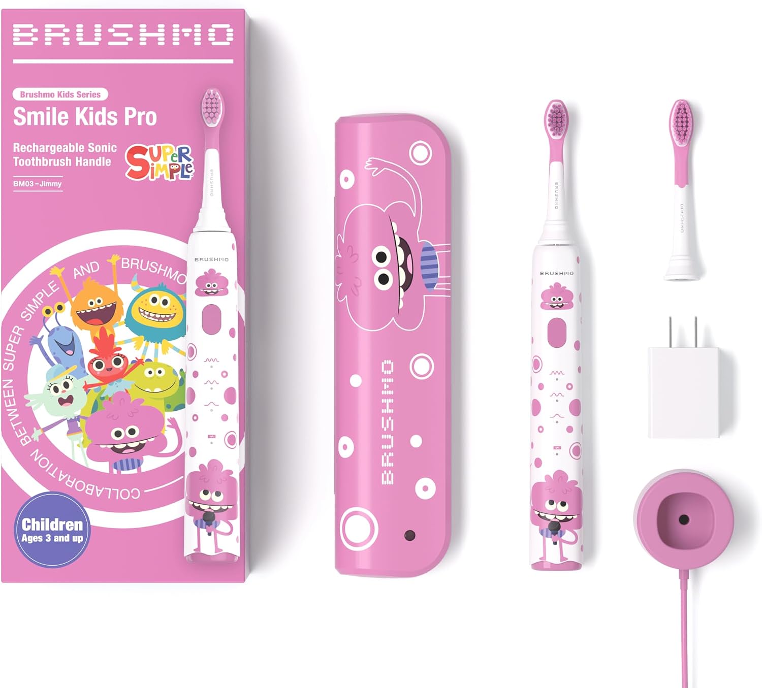 Co-branded sonic electric toothbrush for children (suitable for ages 3 and up).