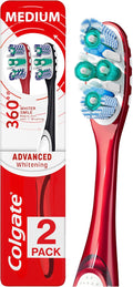 Colgate 360° Optic White Advanced Whitening Toothbrush.