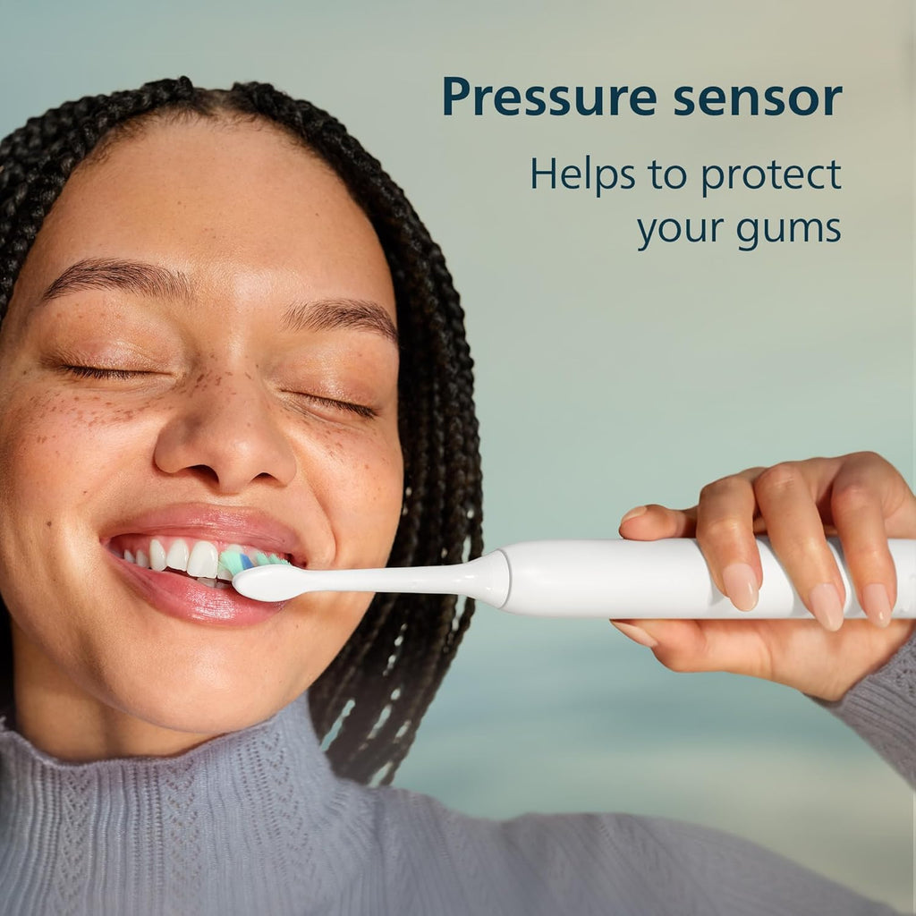 Sonicare 4100 Series Electric Toothbrush — A sonic electric toothbrush featuring advanced sonic technology.
