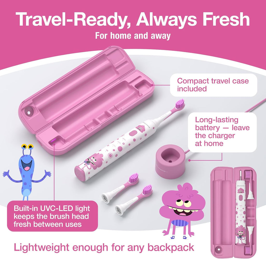 Co-branded sonic electric toothbrush for children (suitable for ages 3 and up).