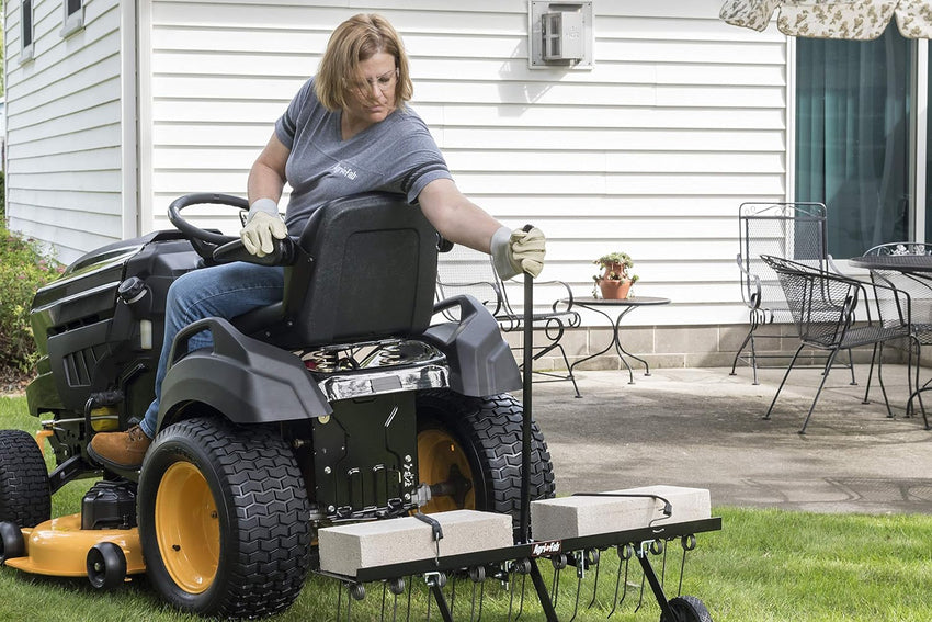 45-0299 48-Inch Tow Plug Aerator.Orange & Black.Large