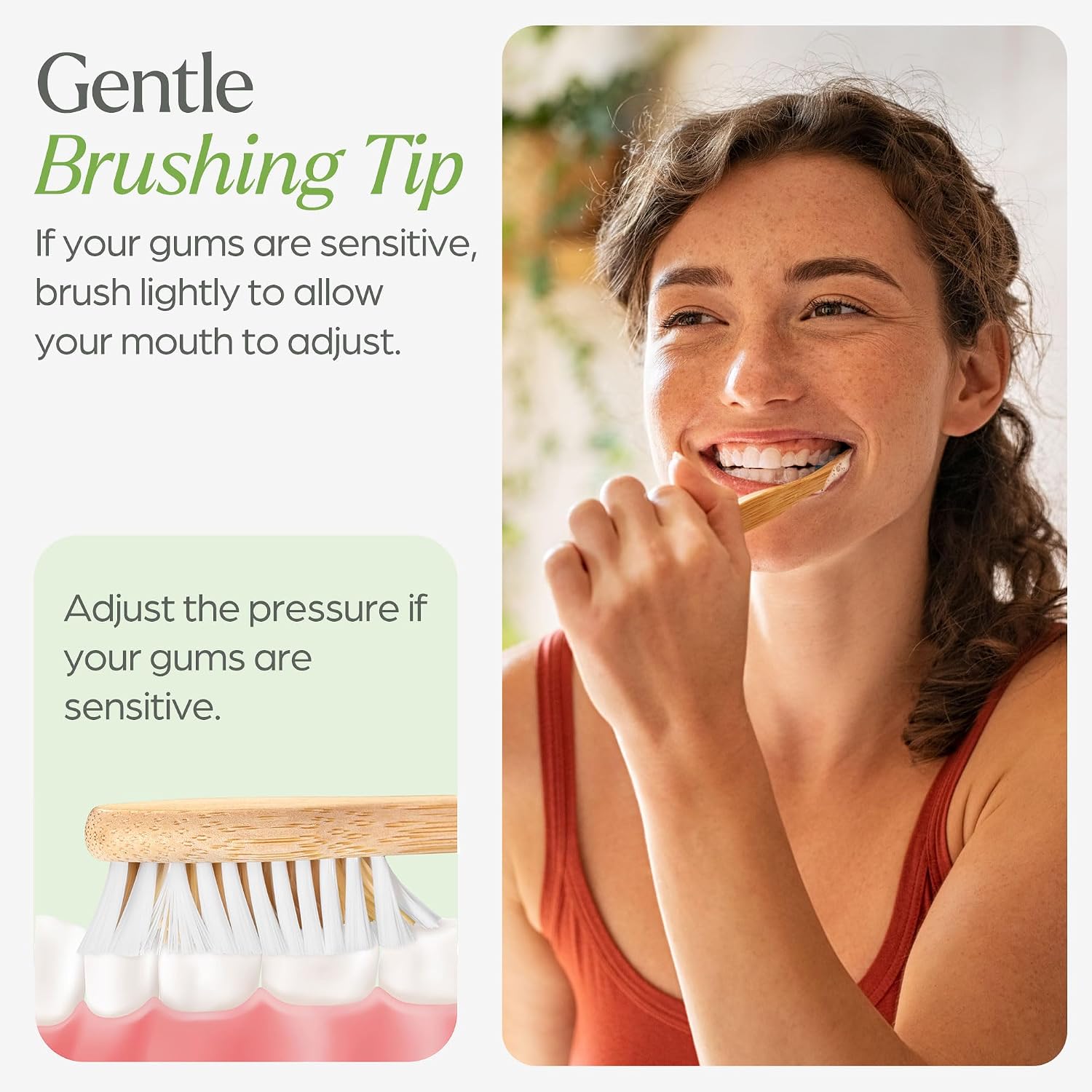Bamboo Toothbrushes (Pack of 10) — BPA-Free, Soft Bristles, Eco-Friendly, Natural Wood Toothbrushes